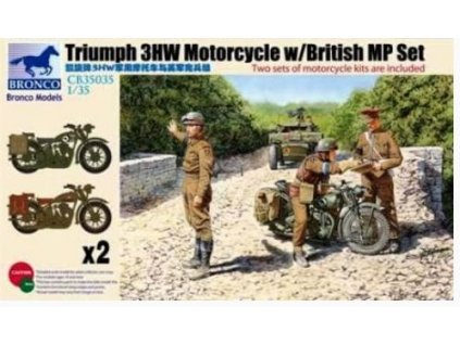 CB35035 Triumph 3HW Motorcycle with British MP Set