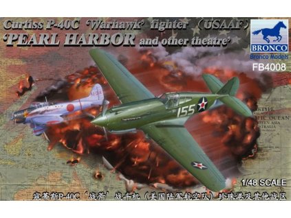 FB4008 Curtiss P 40C `Warhawk` Fighter (US Army Air Force) Pearl Harbor and Other Teatre