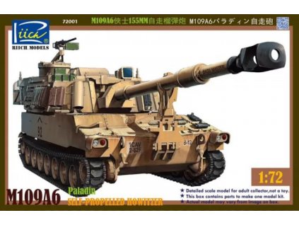 RT72001 M109A6 Paladin Self Propelled Howitzer