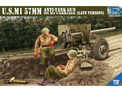 RV35020 U.S. M1 57mm Anti tank gun on M2 Carriage (late version)