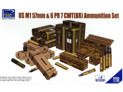 RE30009 US M1 57 mm & 6 PR 7 CWT (BR) Ammunition Set