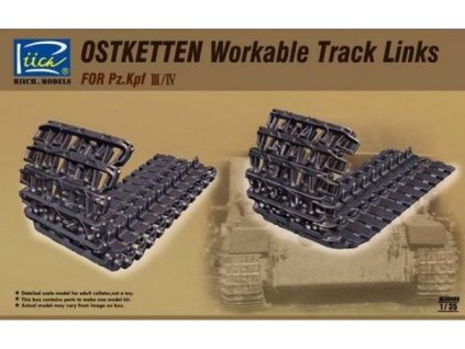 RE30008 Ostketten Workable Track Links for Pz.Kpf III IV