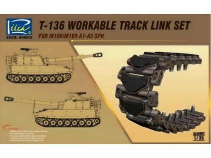 RE30002 T 136 workable track link set for M108 M109 A1 A5 SPH