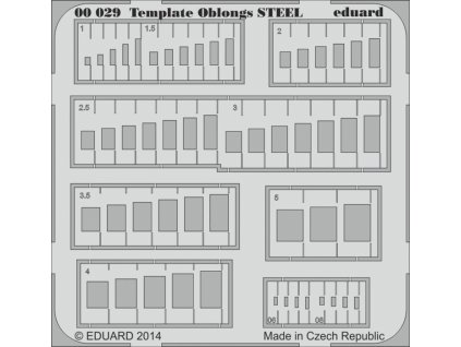 Template oblongs STEEL