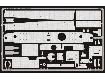 1/35 Zimmerit Tiger I Mid. Production (TAMIYA 35194)