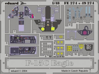 1/48 F-15C interior (HASEGAWA)