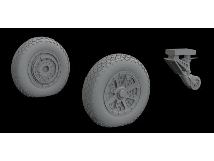 672203 F6F wheels 1 72 Eduard