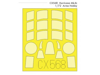 CX568 Hurricane Mk.IIc 1 72 Arma Hobby