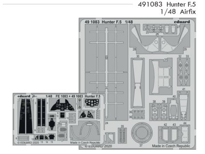 491083 Hunter F.5 1 48 Airfix