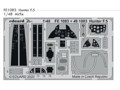 FE1083 Hunter F.5 1 48 Airfix