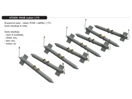 672238 HVAR rockets 1 72