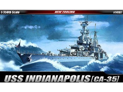 Model Kit loď 14107 - USS CA-35 INDIANAPOLIS (1:350)