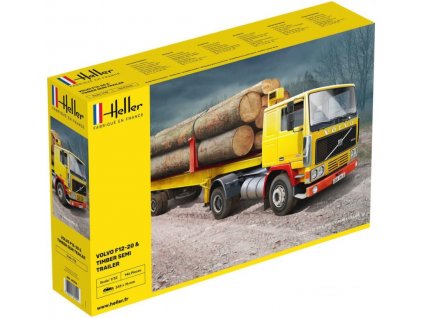 81704 Volvo F12 20 & Timber Semi Trailer