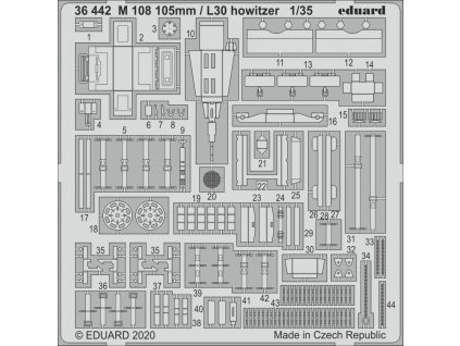 1/35 M 108 105mm / L30 howitzer (AFV CLUB)