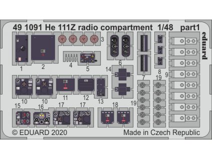1/48 He 111Z radio compartment (ICM)