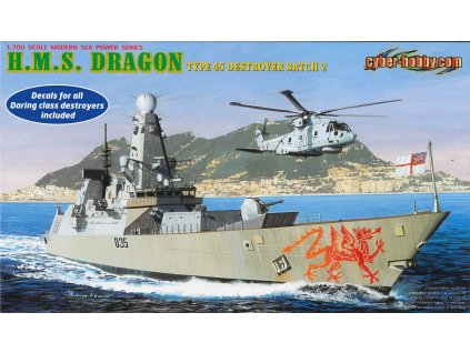 Model Kit loď 7109 - H.M.S. Dragon Type 45 Class Destroyer (1:700)