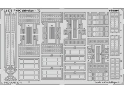 72676 P 61C airbrakes 1 72 Hobby boss
