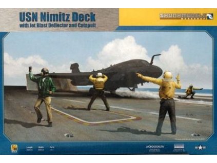 48020 USN Nimitz Deck with Jet Blast Deflector and Catapult