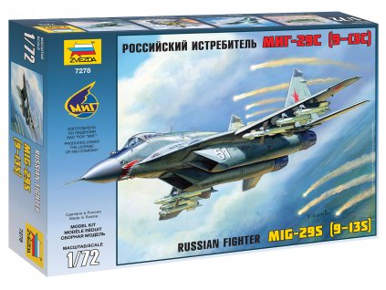 Model Kit letadlo 7278 - MiG-29 (9-13) (1:72)