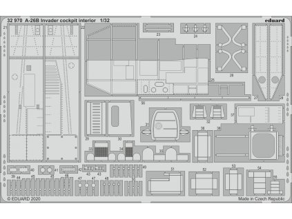 1/32 A-26B Invader cockpit interior (HOBBY BOSS)