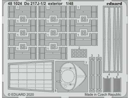 1/48 Do 217J-1/2 exterior (ICM)