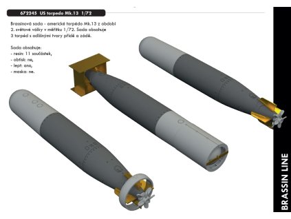 672245 US torpedo Mk.13 1 72