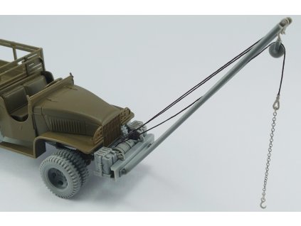 1/48 GMC CCKW 2,5t 6x6 bumper,aditional canisters,winch,double tires and crane  (for Tamiya kit 1/48 scale)