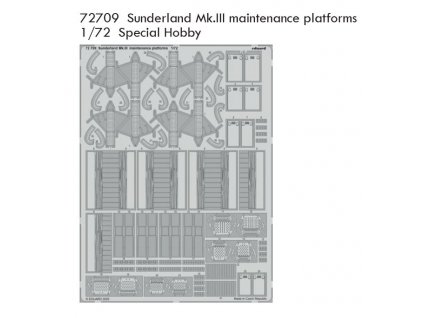 1 72 72709 Sunderland Mk.III maintenance platforms Special Hobby