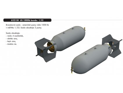632158 US 1000lb bombs 1 32