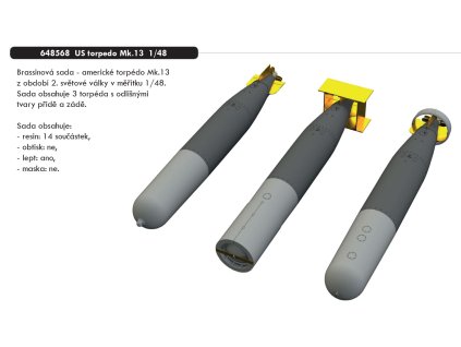 648568 US torpedo Mk.13 1 48