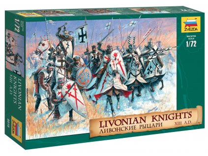Wargames (AoB) figurky 8016 - Livonian Knights XIII-XIV A. D. (1:72)