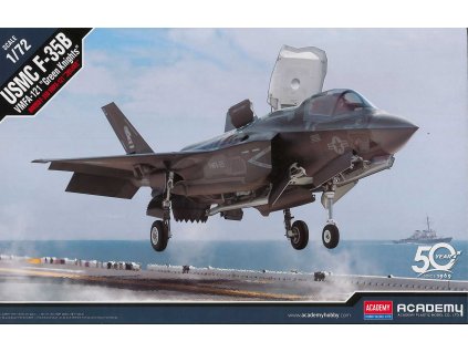 Model Kit letadlo 12569 - USMC F-35B VMFA-121 "Green Knights" (1:72)