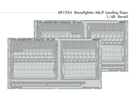 481034 Beaufighter Mk.IF landing flaps 1 48 Revell