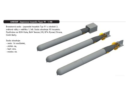 648569 Japanese torpedo Type 91 1 48