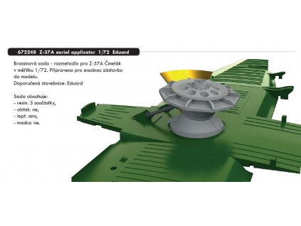 672248 Z 37A aerial applicator 1 72 Eduard