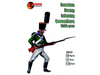 MS32010 1 32 Russian heavy infantry grenadiers,1805 year