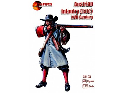 ms72102 Austrian infantry (late), XVII century