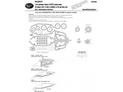 1 48 f 35a lightning ii fighter expert kabuki mask