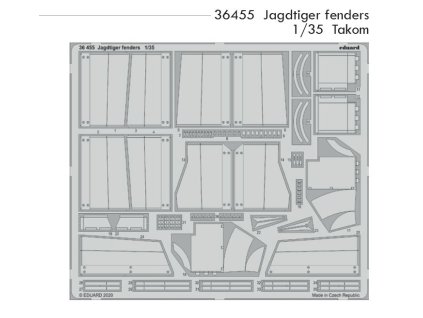 36455 Jagdtiger fenders 1 35 Takom