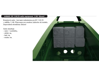 648602 Bf 110C D radio equipment 1 48 Eduard