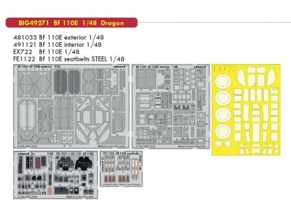 BIG49271 Bf 110E 1 48 Dragon
