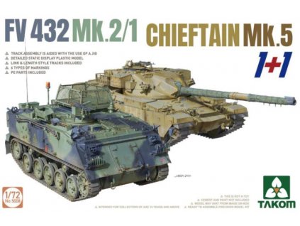 TAK5008 FV432 Mk.2 1 Chieftain Mk. 5 1+1