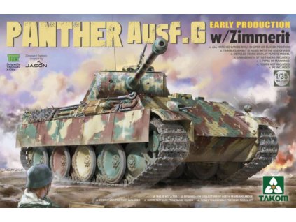 TAK2134 Panther Ausf.G Early Production with Zimmerit