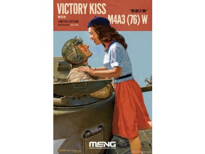 ES 006 M4A3(76) W (Victory Kiss) with Resin Figures + detail upgrade Set (PE) Limited Edition