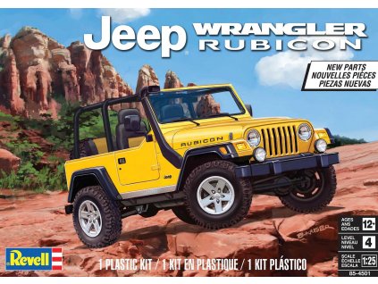 Plastic ModelKit MONOGRAM auto 4501 Jeep Wrangler Rubicon 1 25 a113214515 10374