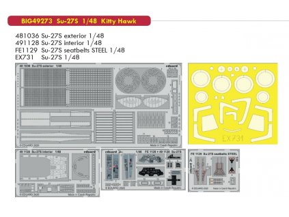 BIG49273 Su 27S 1 48 Kitty Hawk