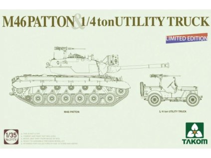 2117x M46 Patton & 1 4 ton Utility Truck