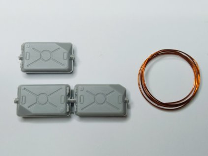 1/48 Sets of fuel tanks with pipes for T-55 (1/48 scale)