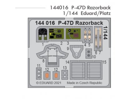 144016 P 47D Razorback 1 144 Eduard Platz