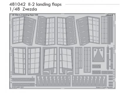 481042 Il 2 landing flaps 1 48 Zvezda